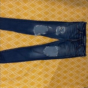 Ripped American Eagle Jeggings